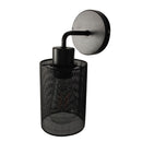 Rustic retro cage wall light