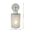 Rustic retro cage wall light