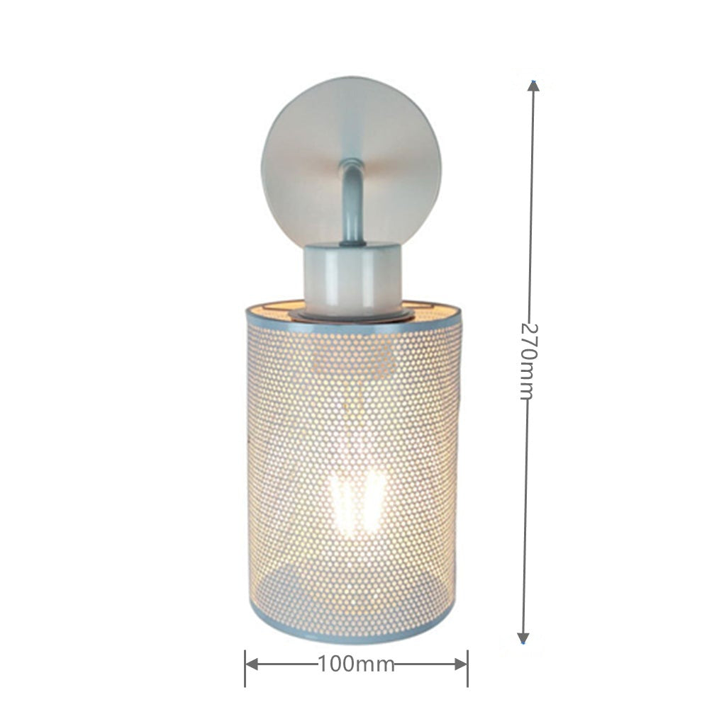Rustic retro cage wall light - vue 5 sur 5