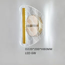 Modern transparent and gold LED wall light Jilor