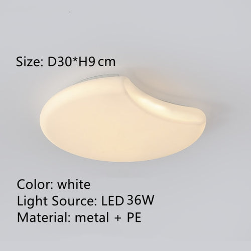 Modern LED ceiling light with rounded shapes Yedra - vue 6 sur 5