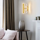 Modern transparent and gold LED wall light Jilor