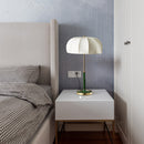 Modern table lamp with dome-shaped shade rita