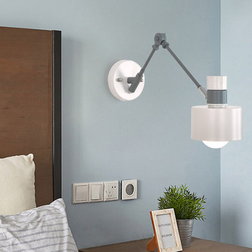 Modern wood and metal wall light Garenne (various models) - vue 7 sur 21