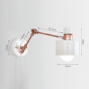 Modern wood and metal wall light Garenne (various models)