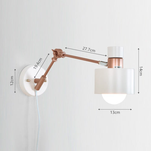Modern wood and metal wall light Garenne (various models) - vue 10 sur 21