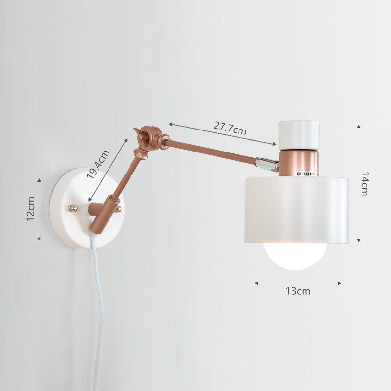 Modern wood and metal wall light Garenne (various models) - vue 9 sur 21