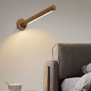 Applique murale moderne en bois rotatif 360° Unix