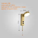 Samia rectangular support LED designer wall light