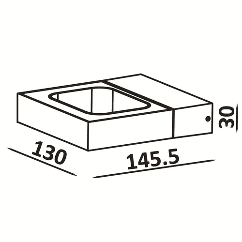 Havery rotatable metal LED wall light - vue 8 sur 7