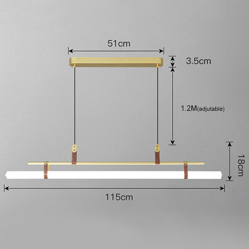 Cassy modern minimalist LED pendant light - vue 10 sur 9