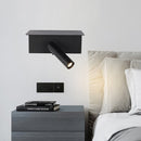 Modern LED wall light with base in assorted shapes Auby