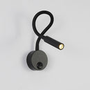 Modern LED wall light with base in assorted shapes Auby