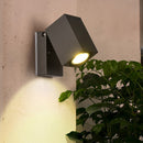 Wall light with black metal geometric design Mathurin