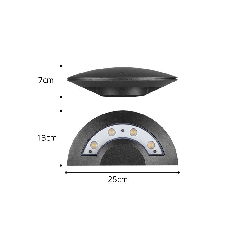 Aliénor modern LED wall light moisture resistant - vue 11 sur 17