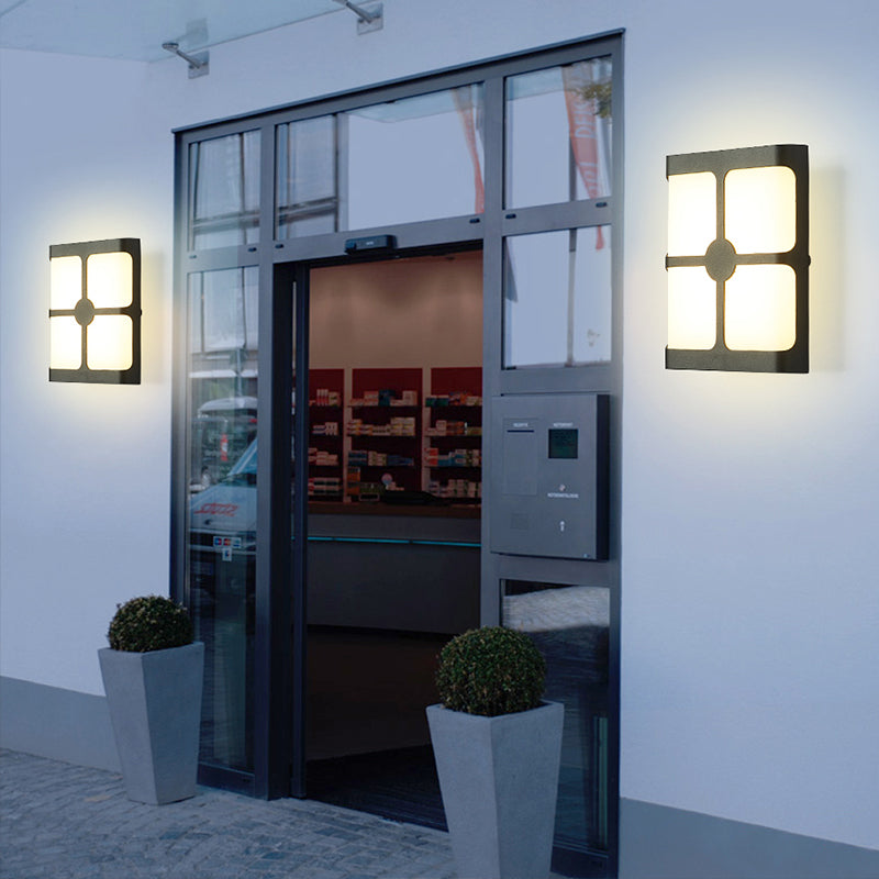 Modern water-resistant outdoor wall light Rwan - vue 7 sur 19