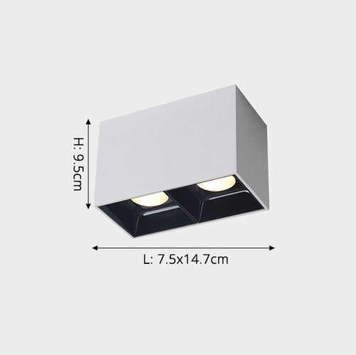 Adjustable design LED ceiling light with different shapes Hatleen - vue 20 sur 25