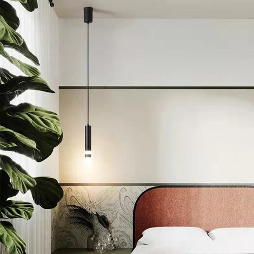 Designer pendant light LED tube light gold or black Amias - vue 7 sur 16