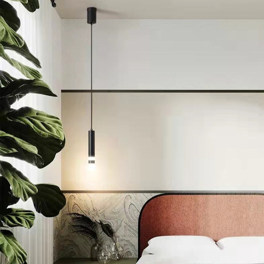 Designer pendant light LED tube light gold or black Amias - vue 6 sur 16