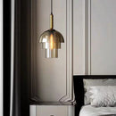 Modern pendant light with multiple Rowan glass domes