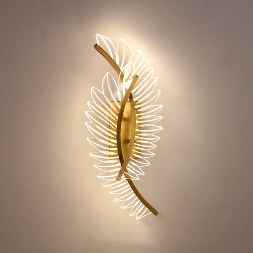 Modern wall light with two luminous wings Kylian - vue 7 sur 10