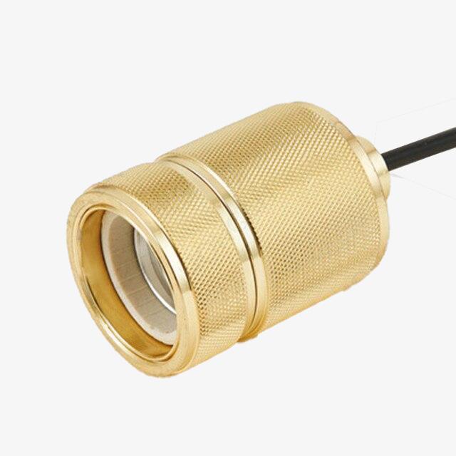 Design LED gold cylinder metal pendant light
