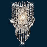 Artistic crystal LED wall light