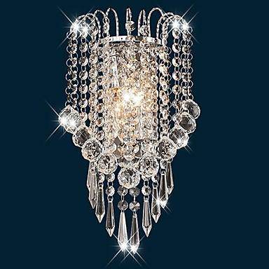 Artistic crystal LED wall light