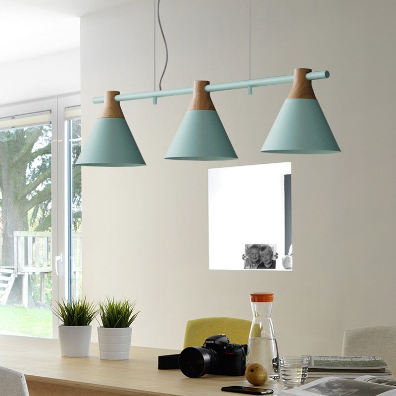 Modern LED cone pendant light Gallina - vue 3 sur 4
