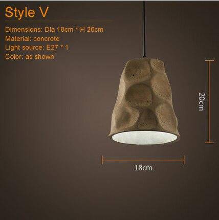 Terracotta ceramic pendant light concrete - vue 23 sur 27
