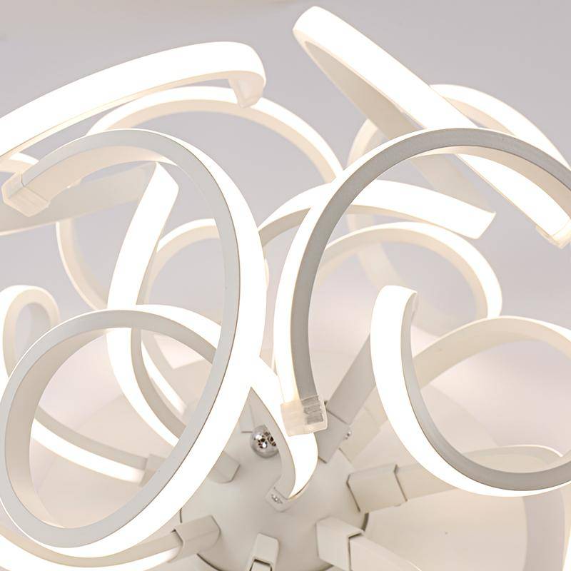 Design LED aluminium ceiling light - vue 5 sur 6