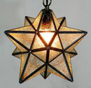 Retro star design pendant light