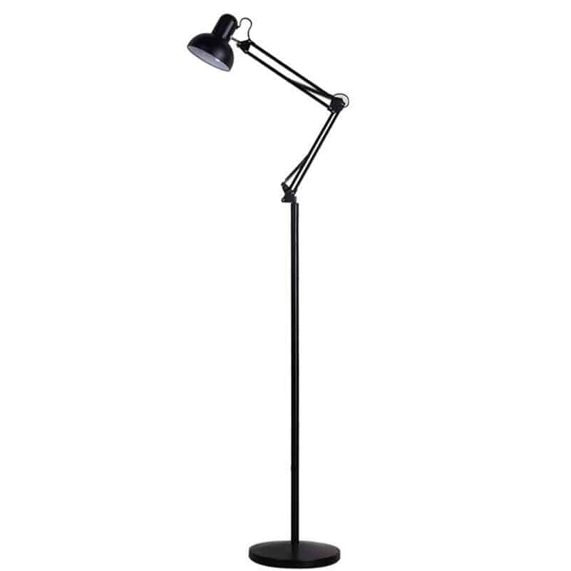Floor lamp with adjustable arm in assorted colours - vue 4 sur 6