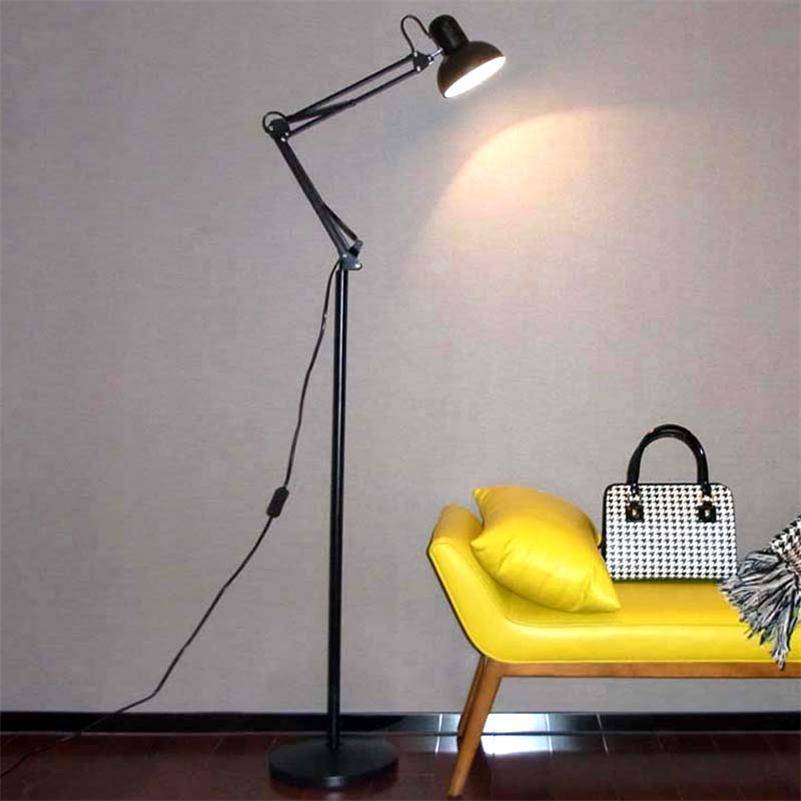 Floor lamp with adjustable arm in assorted colours - vue 3 sur 6