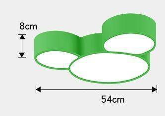 Children's ceiling light in Mickey Mouse head shape (various colours) - vue 6 sur 6