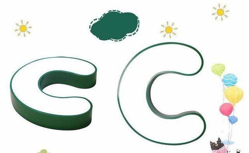 Children's LED ceiling light in alphabet letter design - vue 6 sur 6