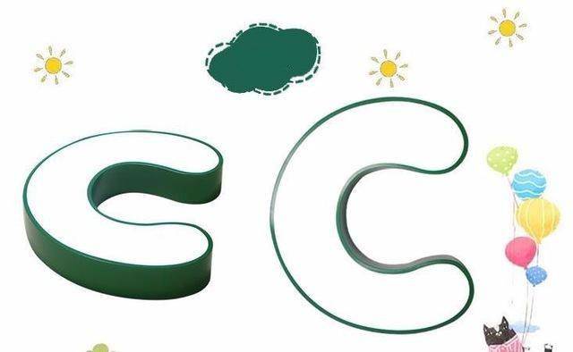 Children's LED ceiling light in alphabet letter design - vue 5 sur 6