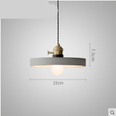 LED designer pendant light in concrete