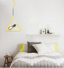 Geometric coloured LED pendant lights