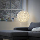 White wavy designer pendant light