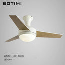 LED cooling ceiling fan (black or white base)