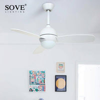 Sove rounded ceiling fan