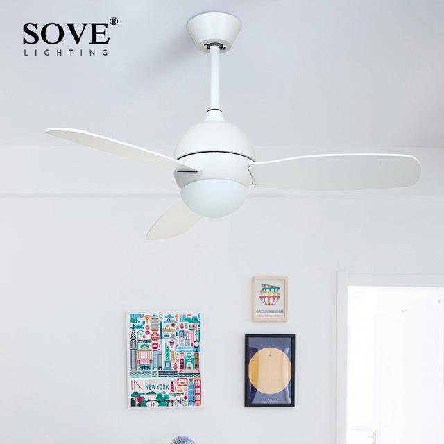 Sove rounded ceiling fan