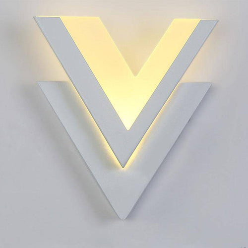 V-shaped LED wall light - vue 2 sur 4
