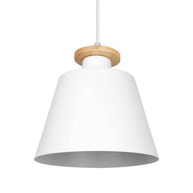Coloured conical LED pendant light for restaurants - vue 3 sur 6