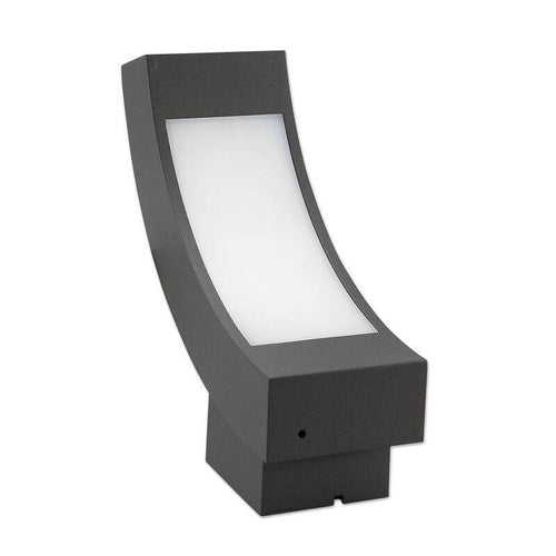 Waterproof rounded outdoor LED wall light - vue 5 sur 6