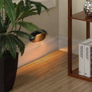 Oval outdoor LED wall light for porch
