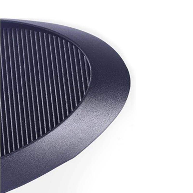 Oval outdoor LED wall light for porch - vue 6 sur 7