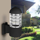 Lumiparty outdoor LED wall light (black or grey)
