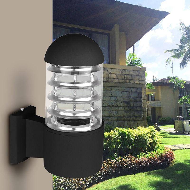 Lumiparty outdoor LED wall light (black or grey) - vue 4 sur 6